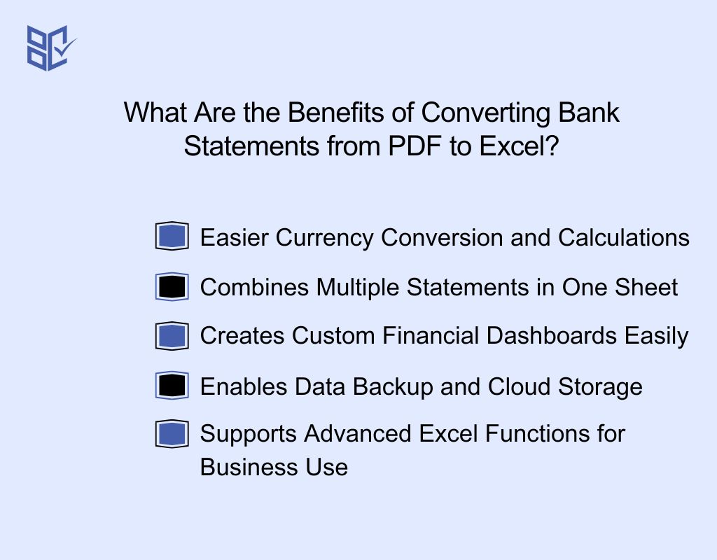 What Are the Benefits of Converting Bank Statements from PDF to Excel